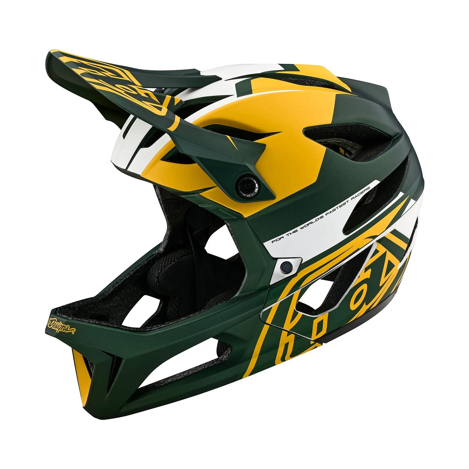 Troy Lee Designs Stage Vector casco integrale bici Green MIPS