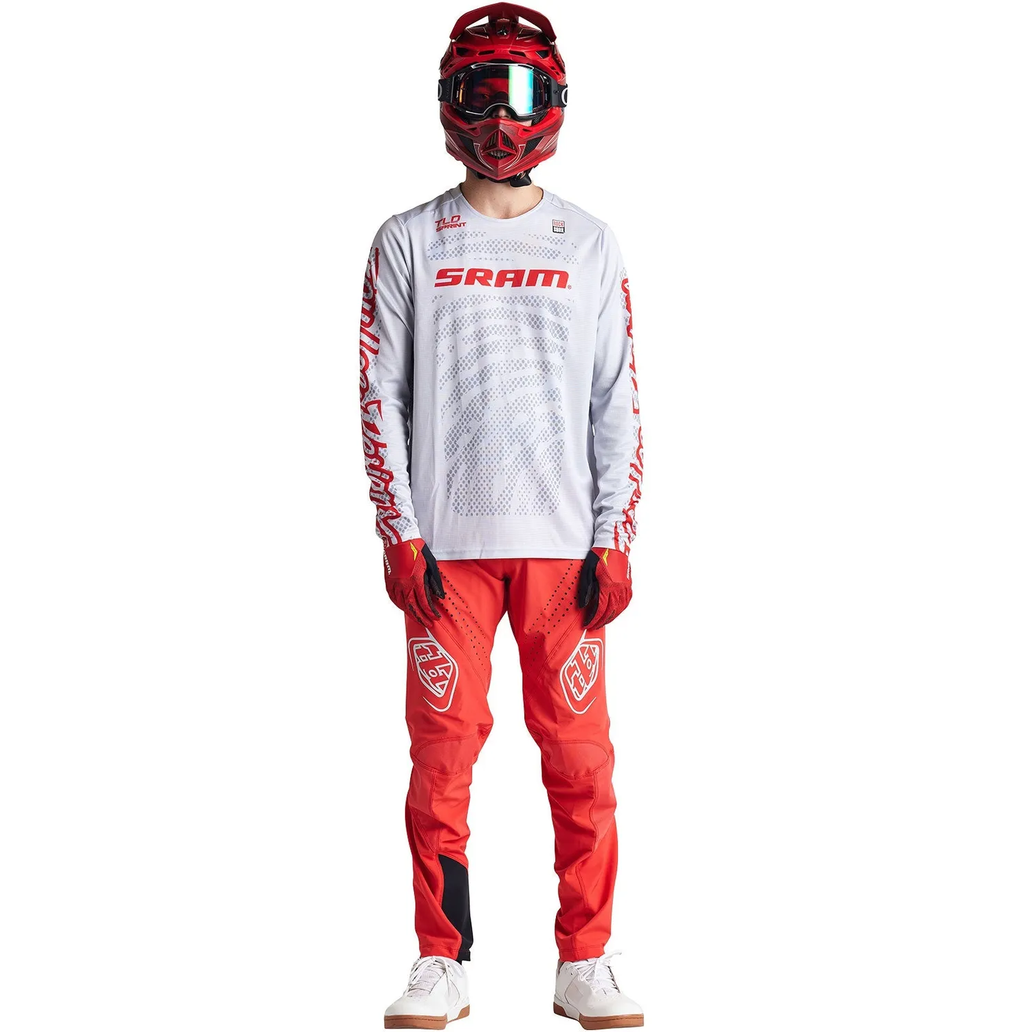 Troy Lee Designs Sprint Maglia Bici SRAM Shifted Cement Leggera