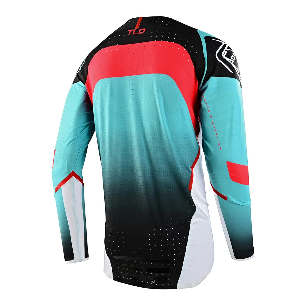 Troy Lee Designs SE Ultra Arc maglia cross turchese melone