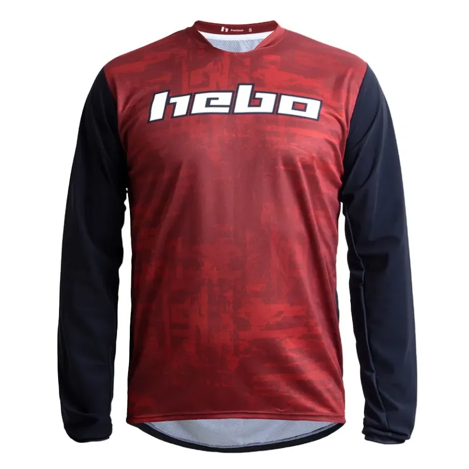 Hebo Yukon HB2550 maglia manica lunga blu poliestere