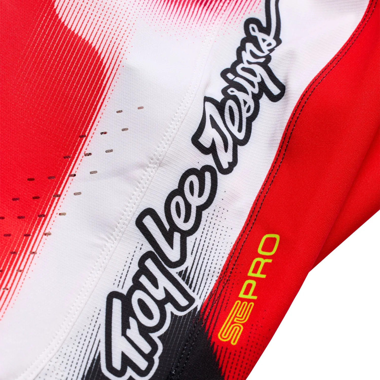 Troy Lee Designs SE Pro pantaloni moto ragazzo rosso nero