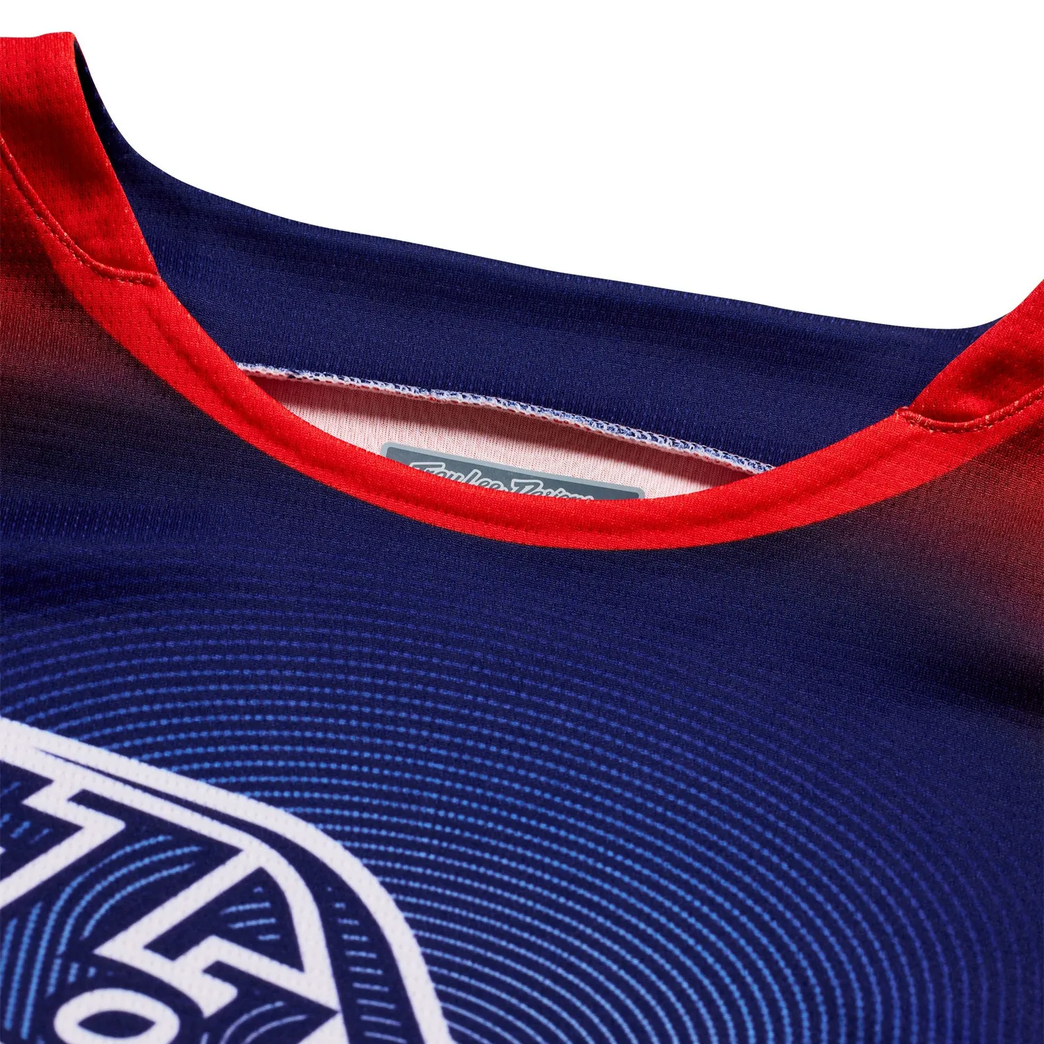 Troy Lee Designs GP Pro maglia moto blu arancio ventilata