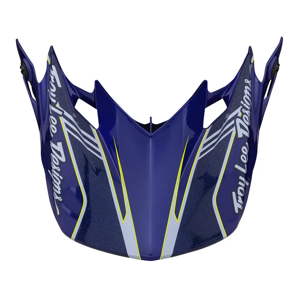 Troy Lee Designs SE4 Matrix visiera casco blu ricambio