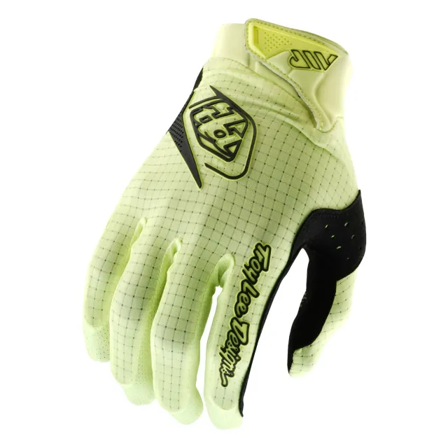 Troy Lee Designs Air guanti moto giallo fluo ventilati