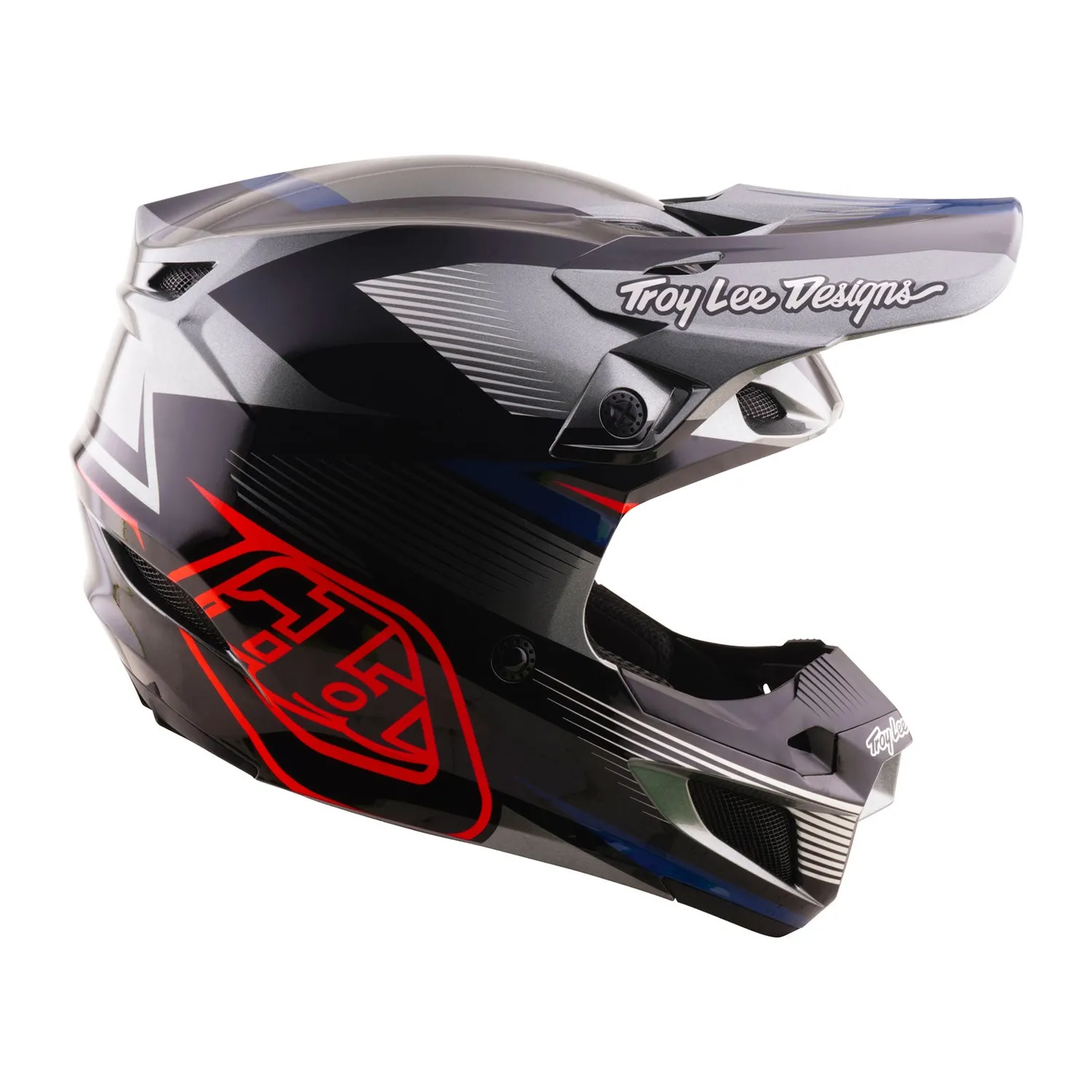 Troy Lee Designs SE5 Ripper casco cross grigio MIPS