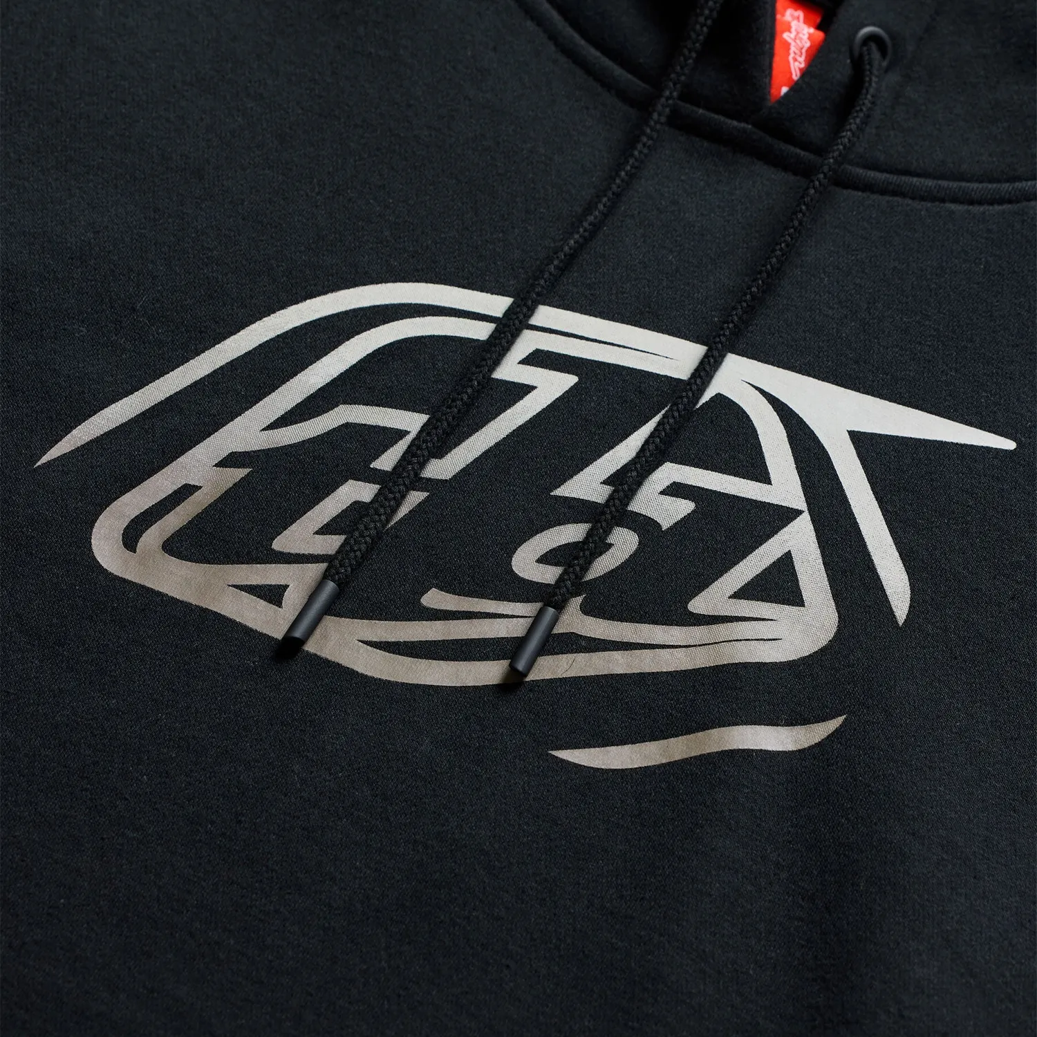 Troy Lee Designs Badge felpa cappuccio uomo Black Gray