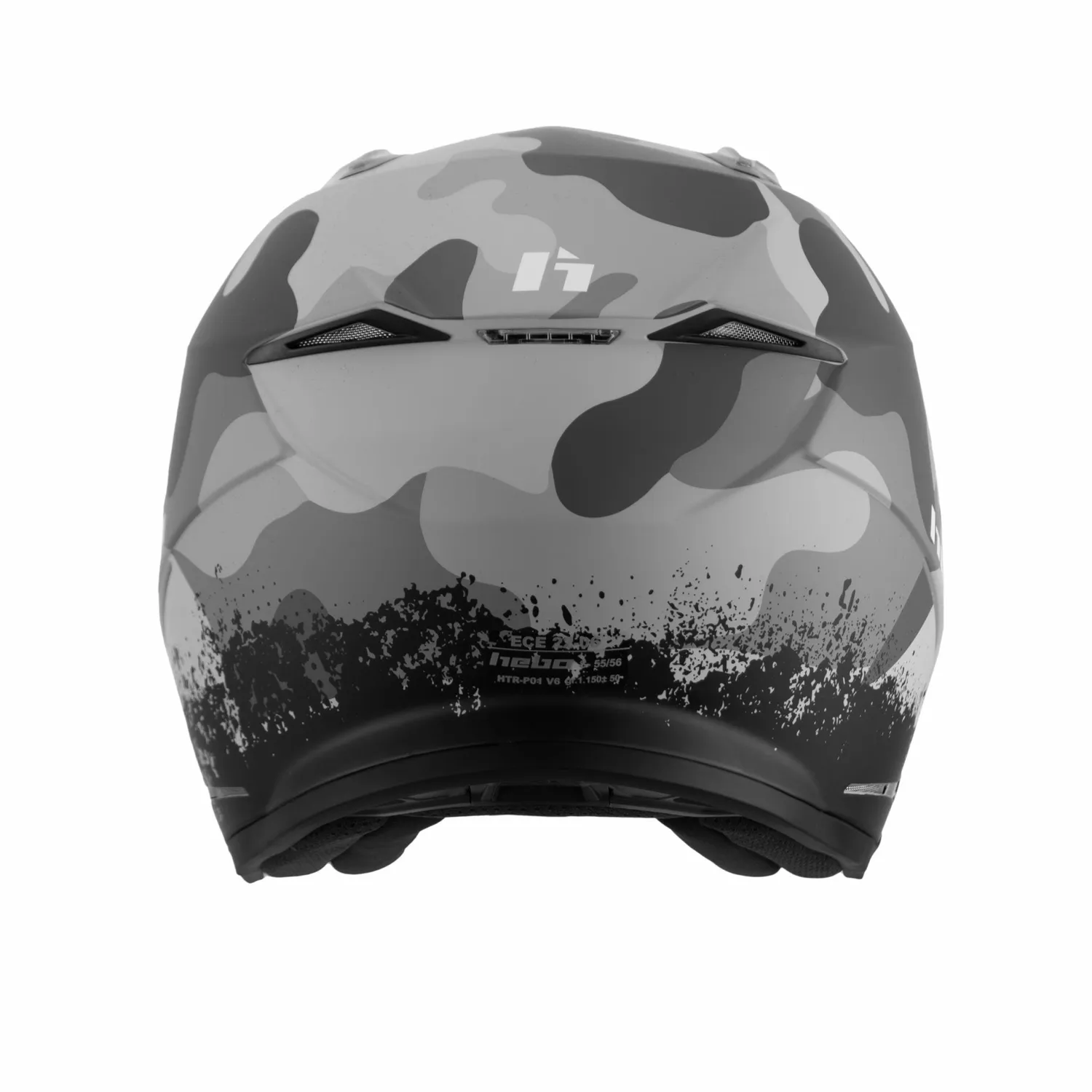 Hebo Zone 5 casco trial camo ECE 22-06