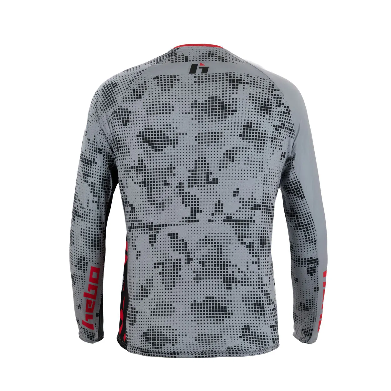 Hebo Race Pro maglietta moto grigia traspirante