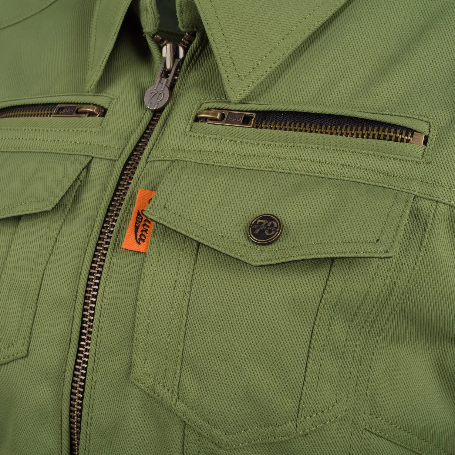 Segura Lady Patrol giacca moto donna kaki impermeabile