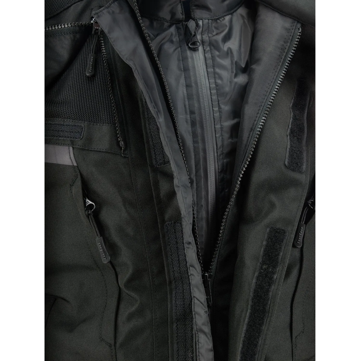 Hebo DS Adventure giacca moto nera impermeabile