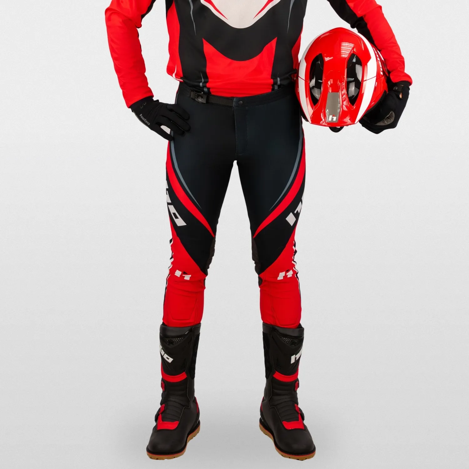Hebo Pro Trial Classic pantaloni trial rossi