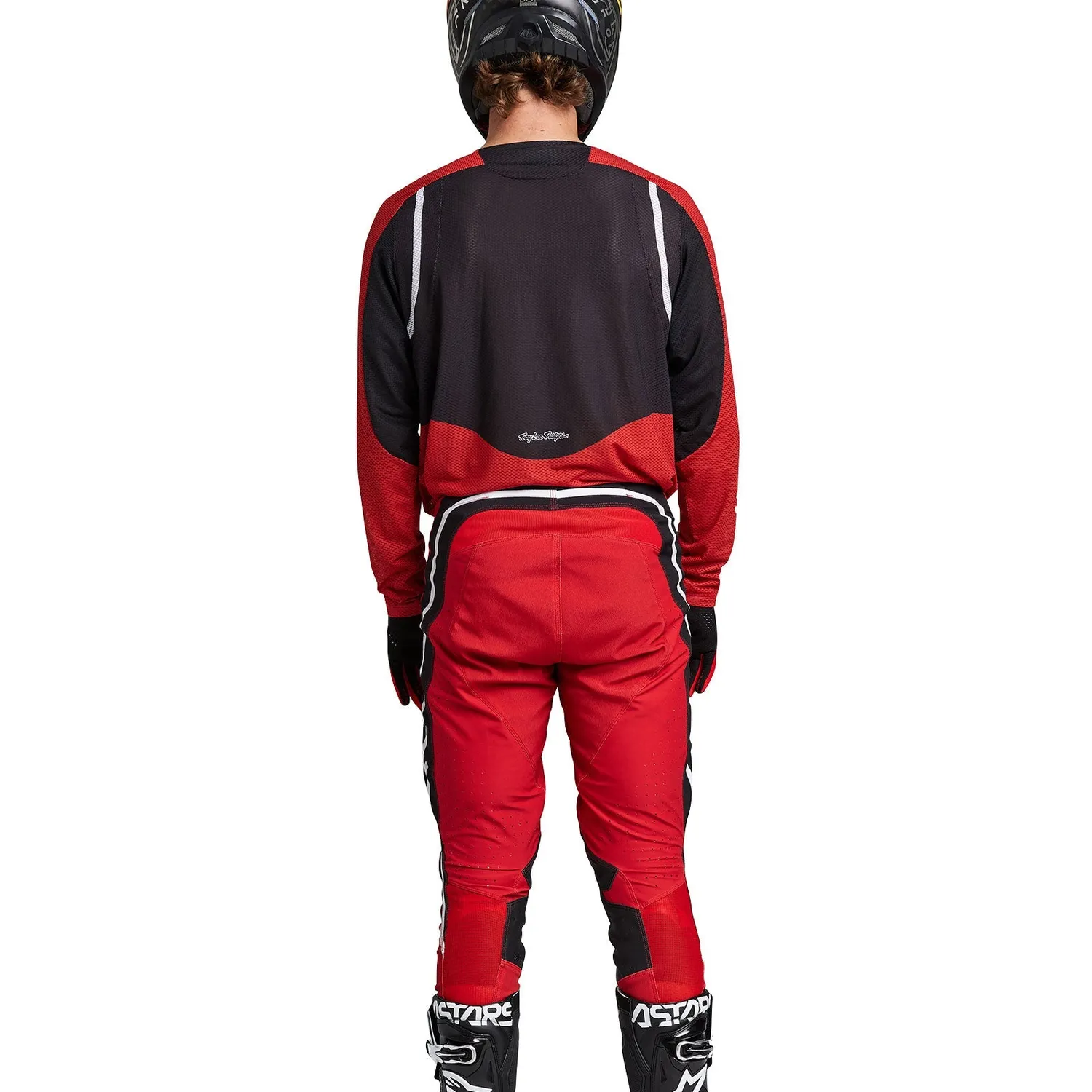 Troy Lee Designs SE Pro Air Pinned maglia moto rossa ventilata