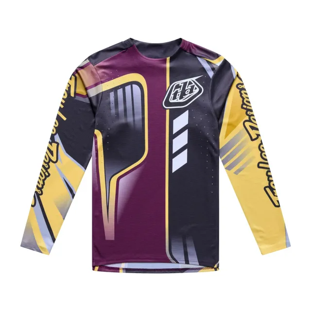 Troy Lee Designs Sprint Pro LS Lowrider maglia bici sangria