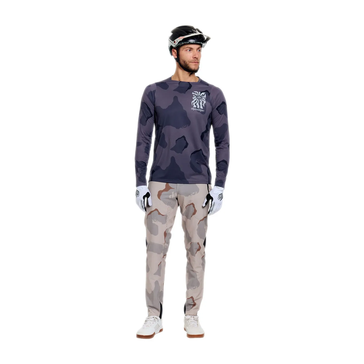Troy Lee Designs Skyline Pro Pantaloni MTB Pumice Elasticizzati