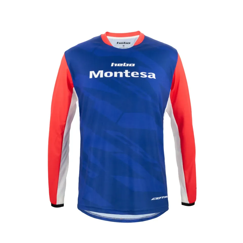 Hebo Montesa Classic HE2188A t-shirt blu traspirante