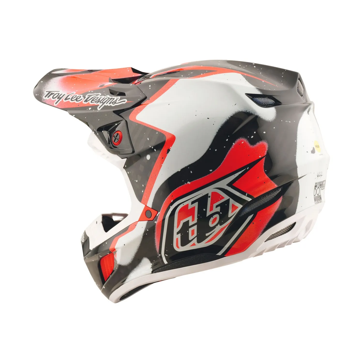 Troy Lee Designs SE5 Carbon casco Black Red MIPS