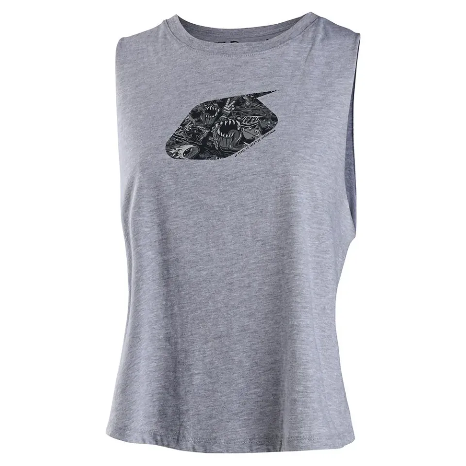 Troy Lee Designs History canotta donna Athletic Heather cotone
