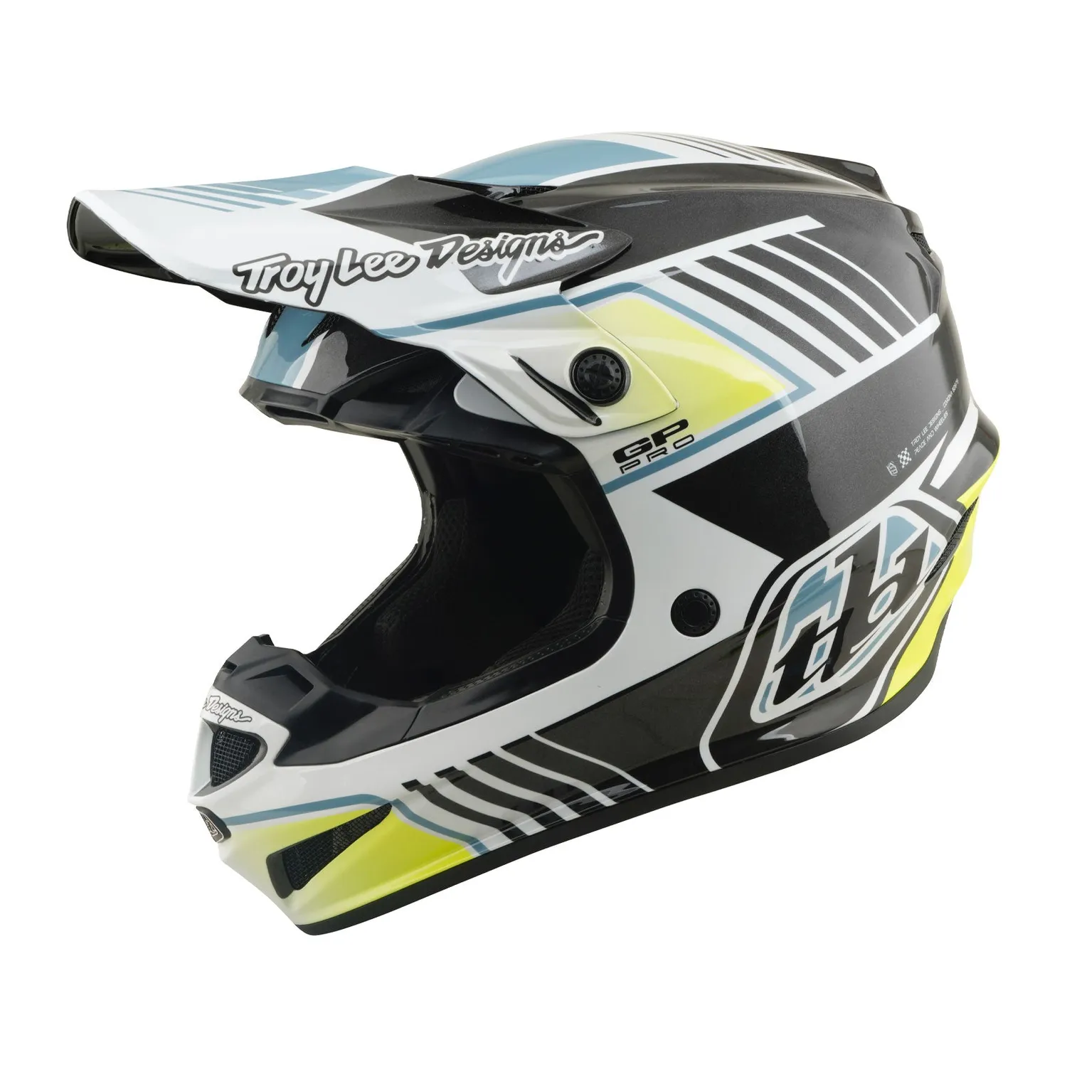 Troy Lee Designs GP Pro Youth casco moto grigio