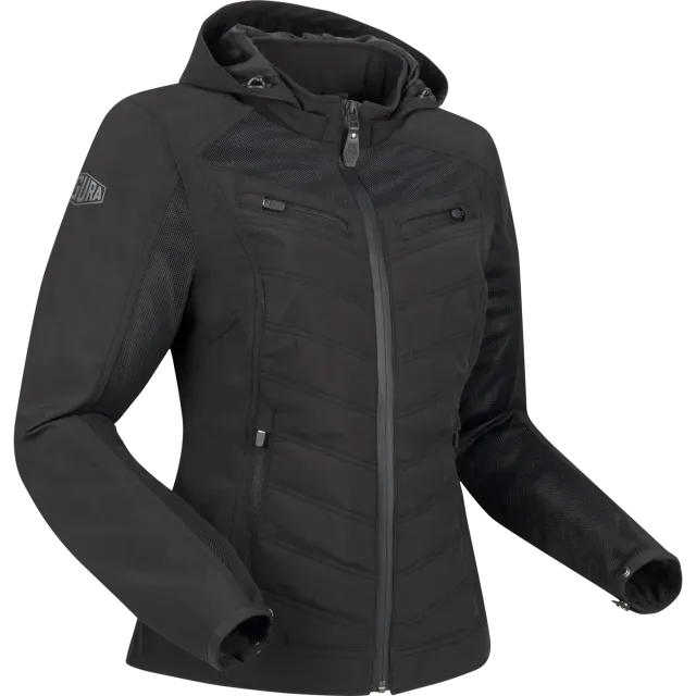 Segura Lady Nacho Vented giubbotto moto donna nero grigio