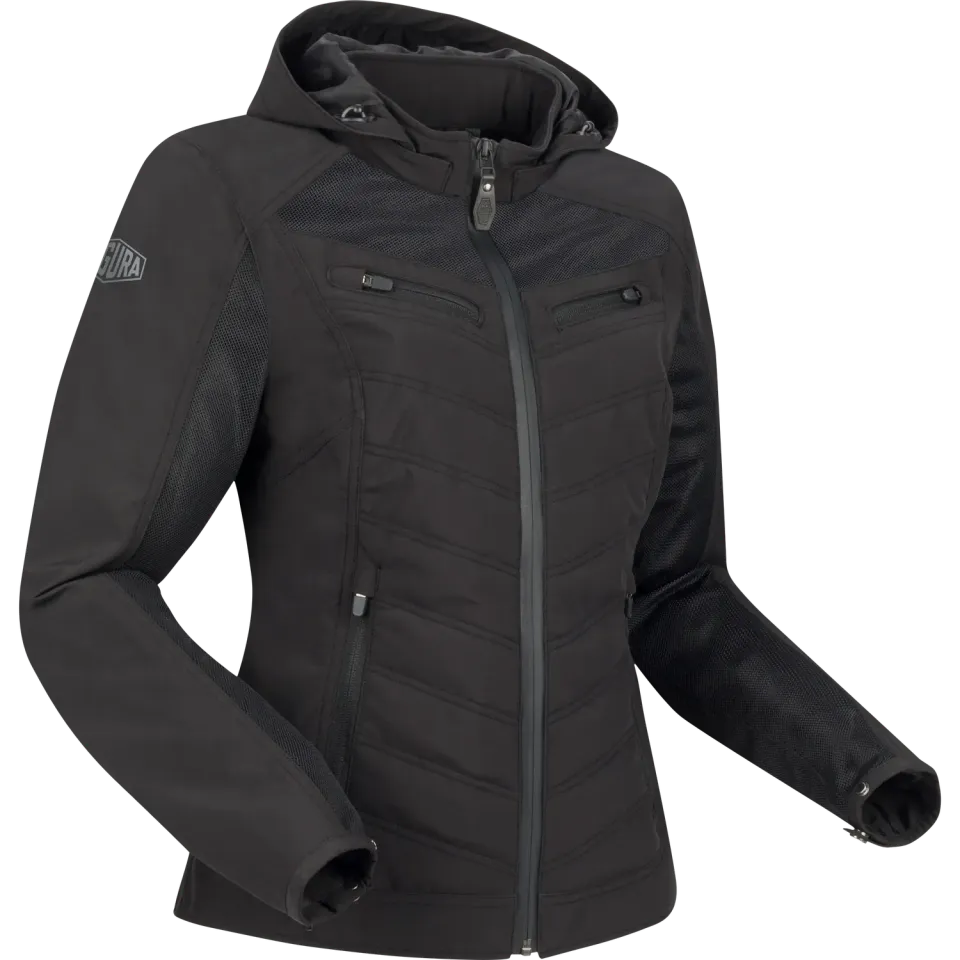 Segura Lady Nacho Vented giubbotto moto donna nero grigio