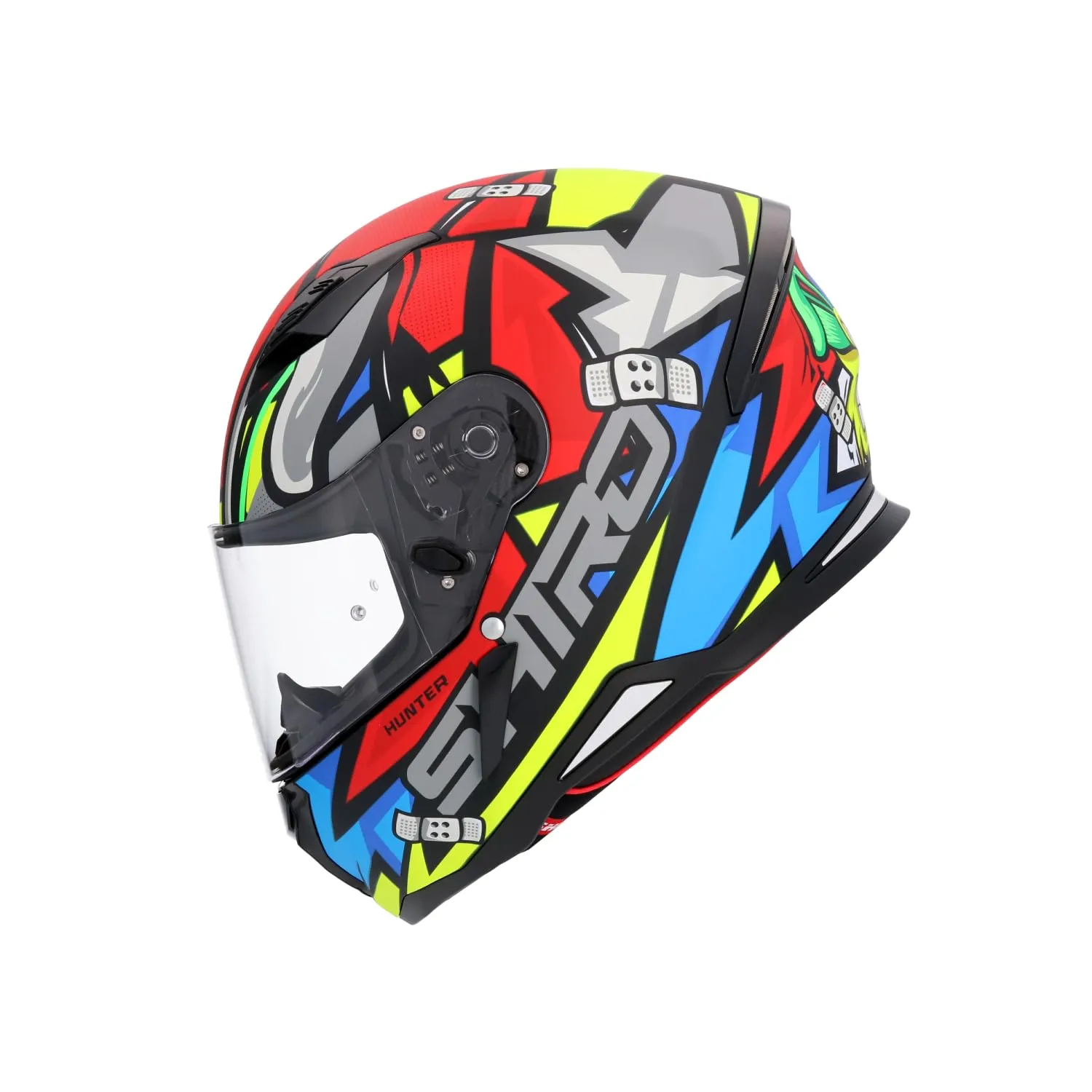 Bi Esse Casco Integrale Moto Nero Blu Quattro Stagioni