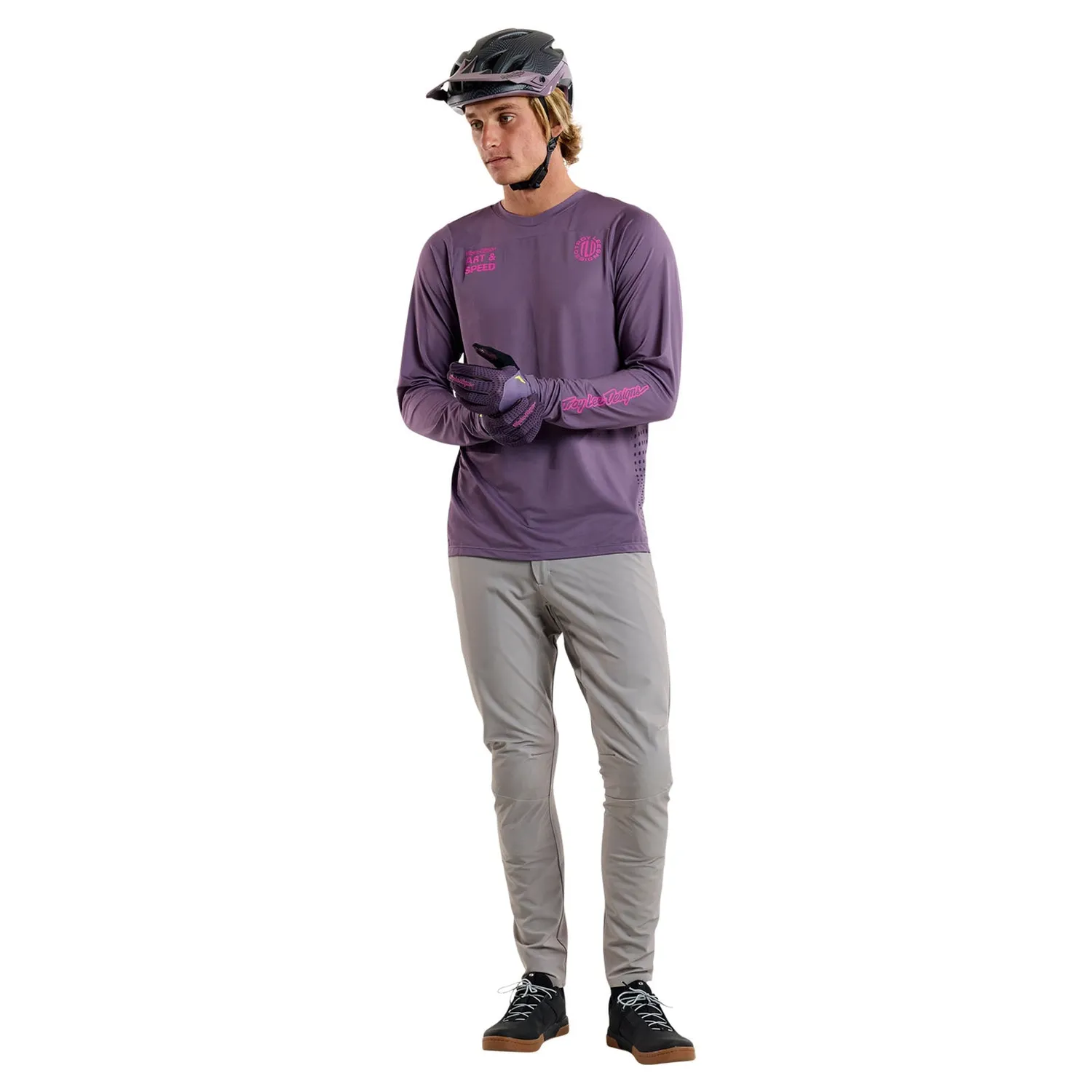 Troy Lee Designs Skyline maglia mtb Deep Purple manica lunga