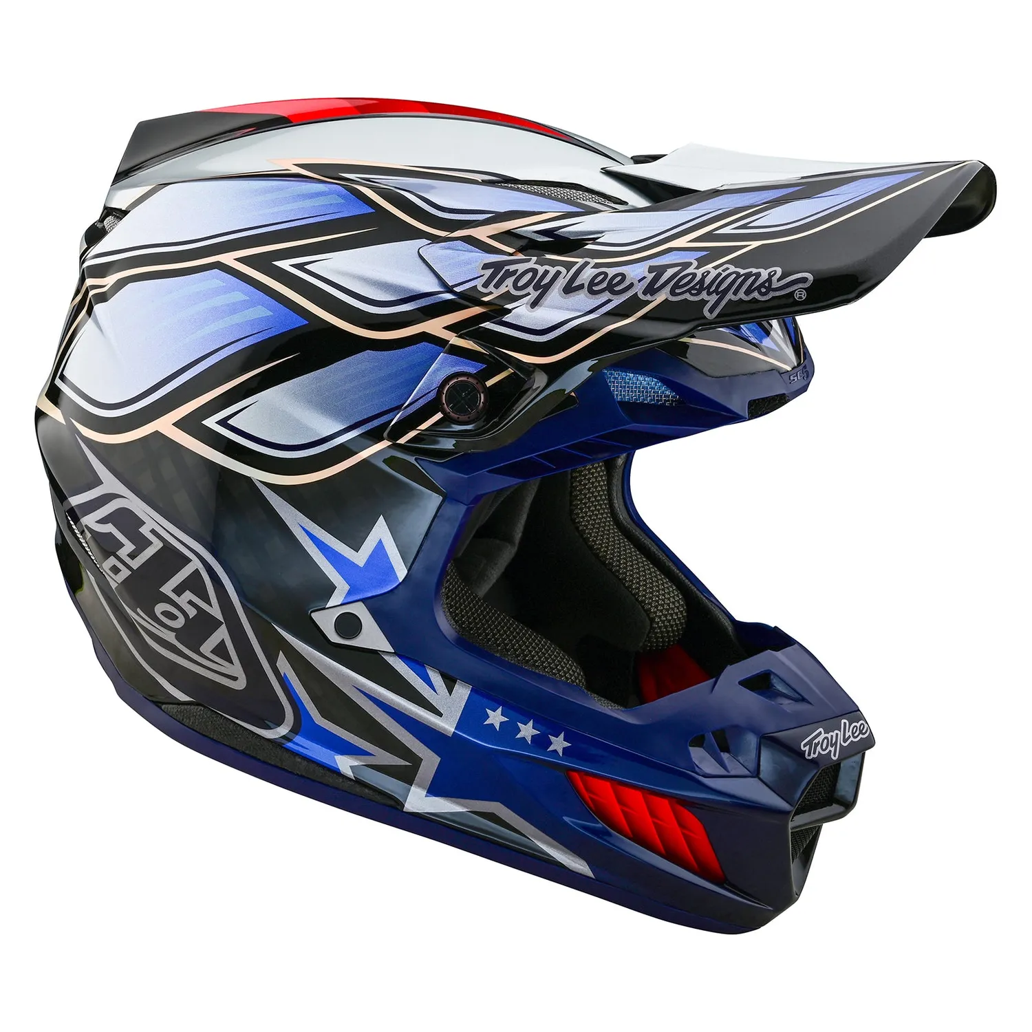 Troy Lee Designs SE5 Composite MIPS casco cross Nero omologato