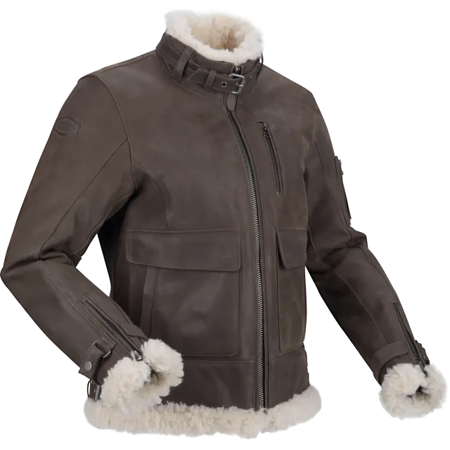 Segura Lady Aeronot giacca moto donna marrone pelle
