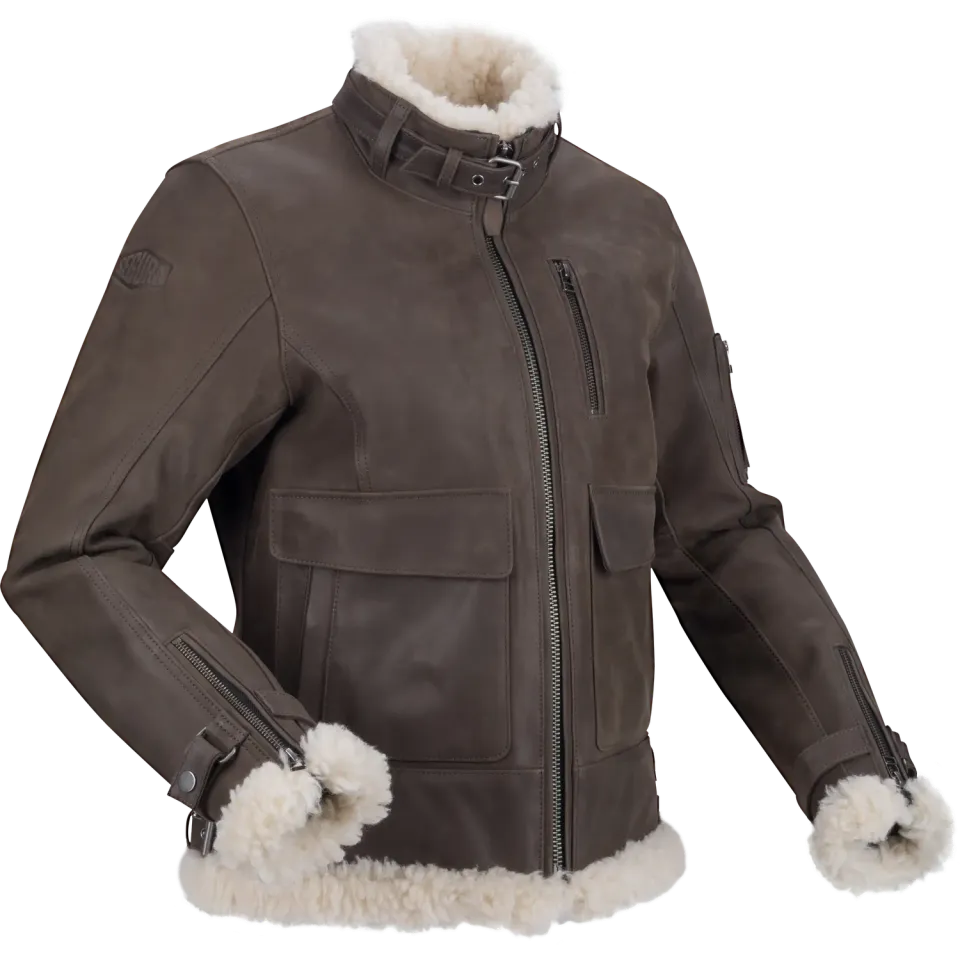 Segura Lady Aeronot giacca moto donna marrone pelle