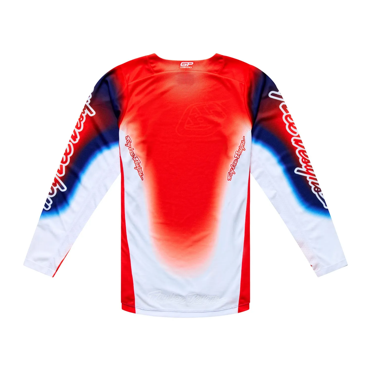 Troy Lee Designs GP Pro maglia moto blu arancio ventilata