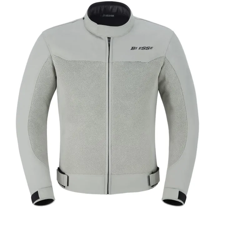Bi Esse Giacca Moto Estiva Traforata XS Grigio