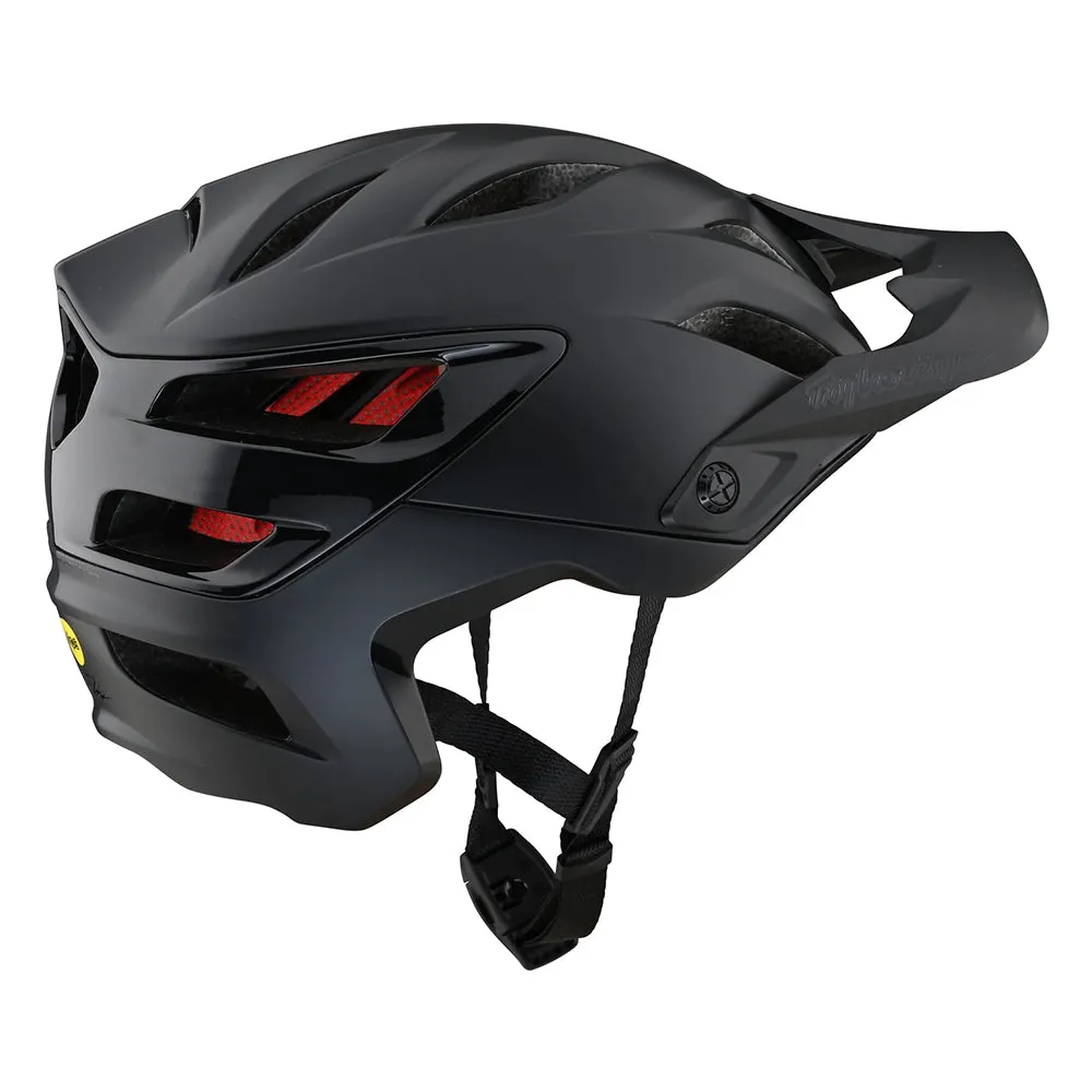 Troy Lee Designs A3 Uno casco mtb nero MIPS