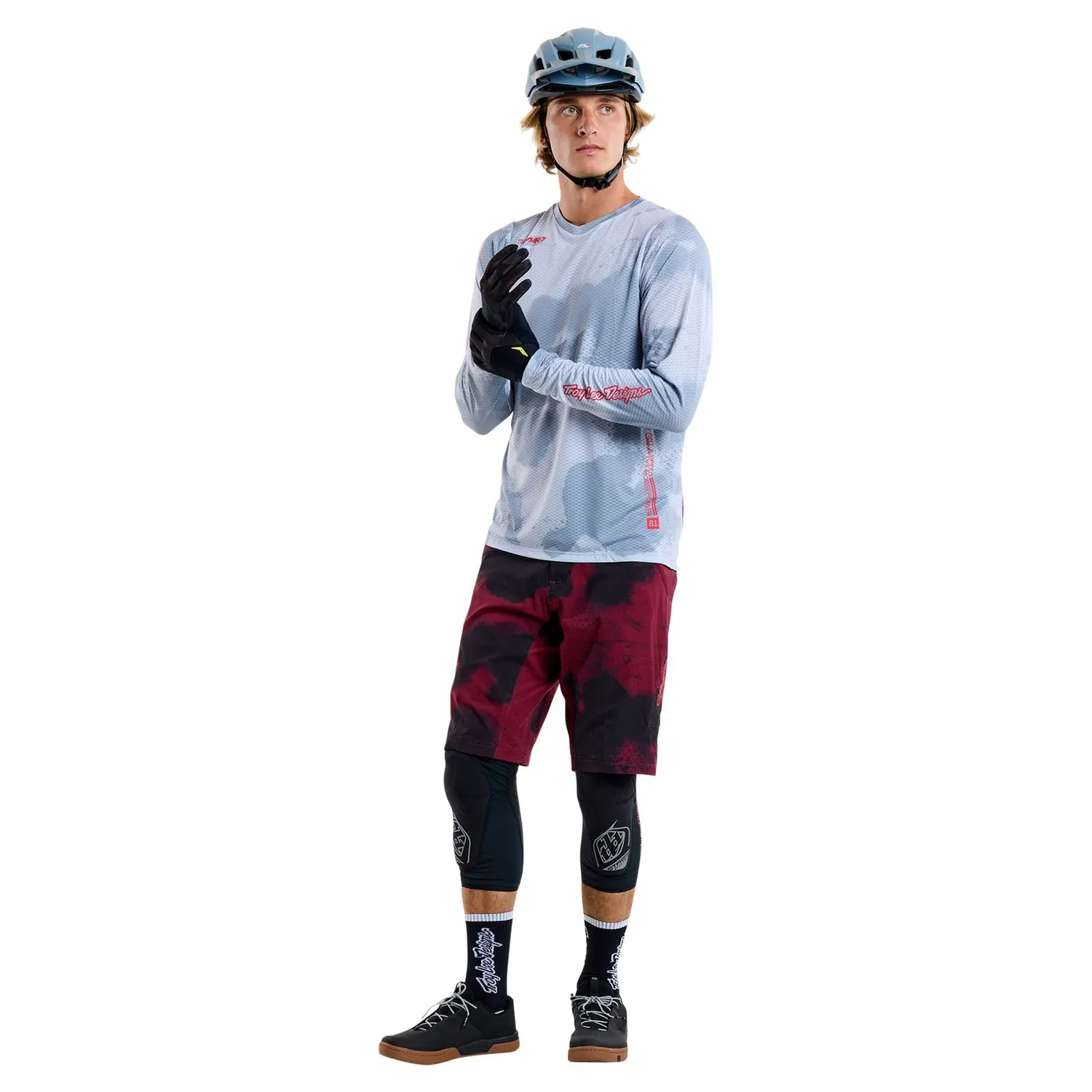 Troy Lee Designs Skyline Air Flared maglia bici manica lunga Concrete