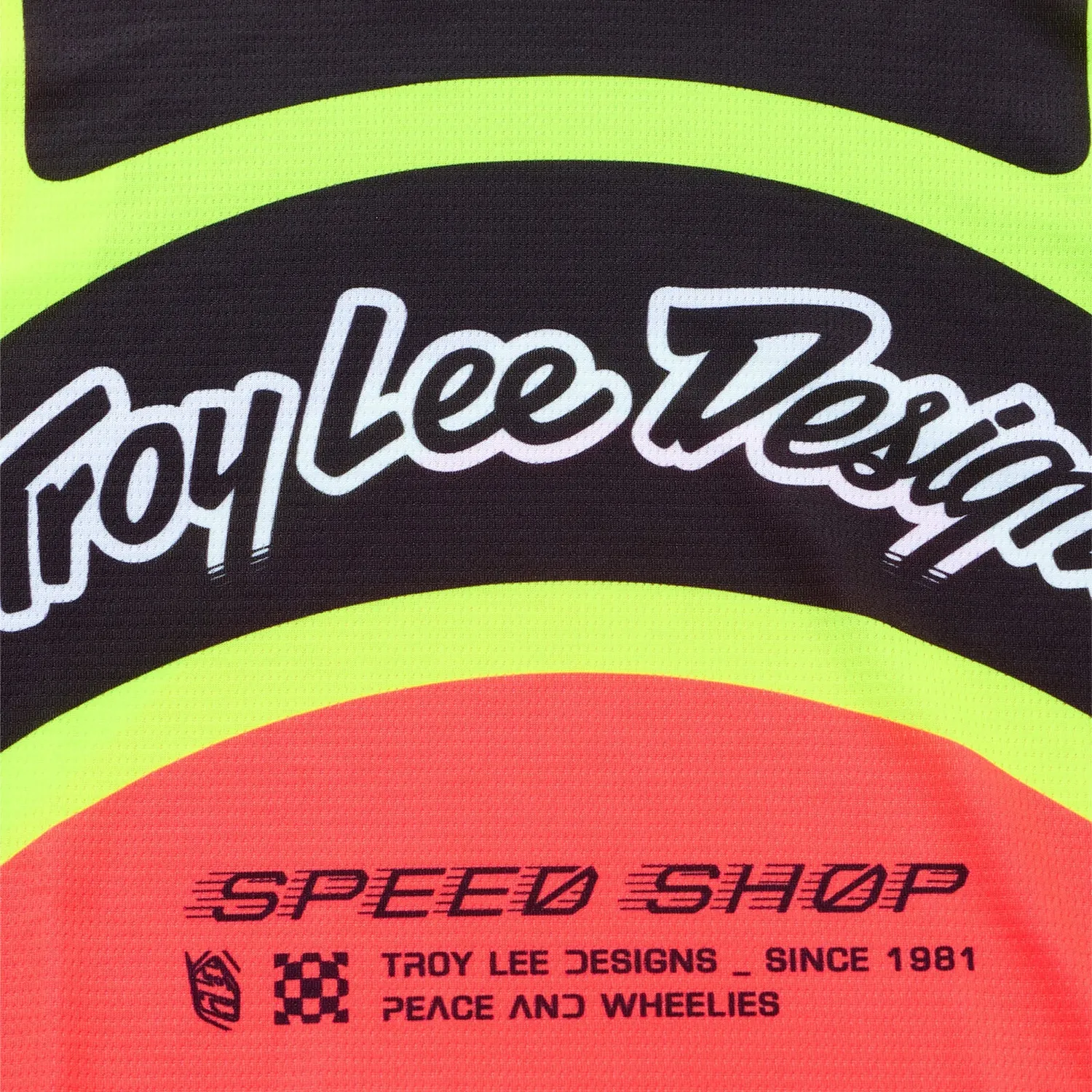Troy Lee Designs GP Pro Swerve maglia moto rosso giallo fluo
