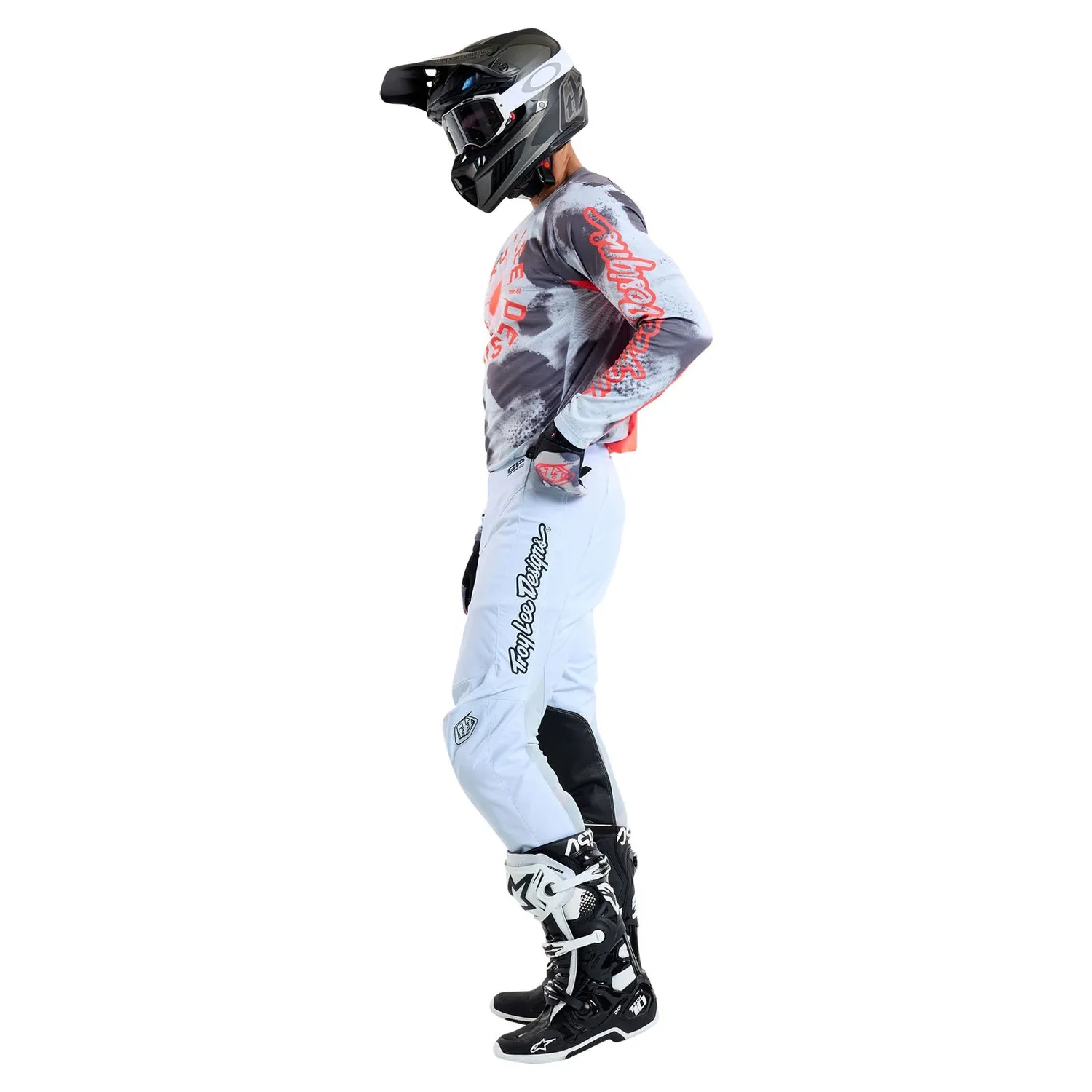 Troy Lee Designs GP Pro Arrival maglia moto Chalk elasticizzata