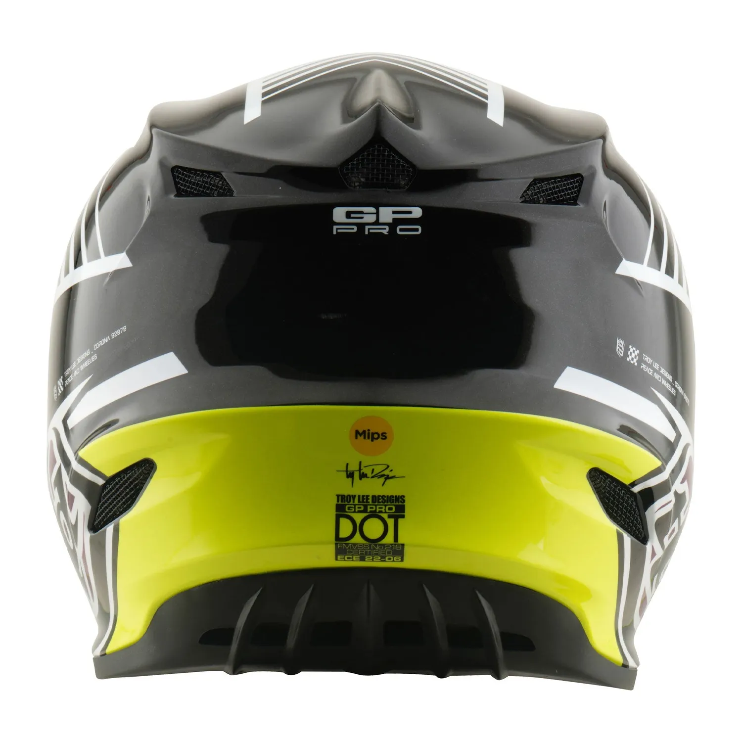 Troy Lee Designs GP Pro Segment casco moto nero MIPS leggero