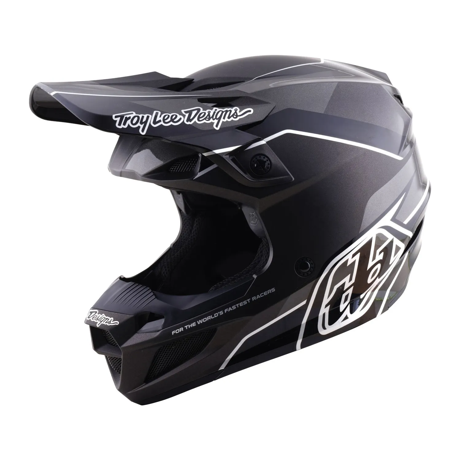 Troy Lee Designs SE5 Polycarbonate MIPS casco moto nero