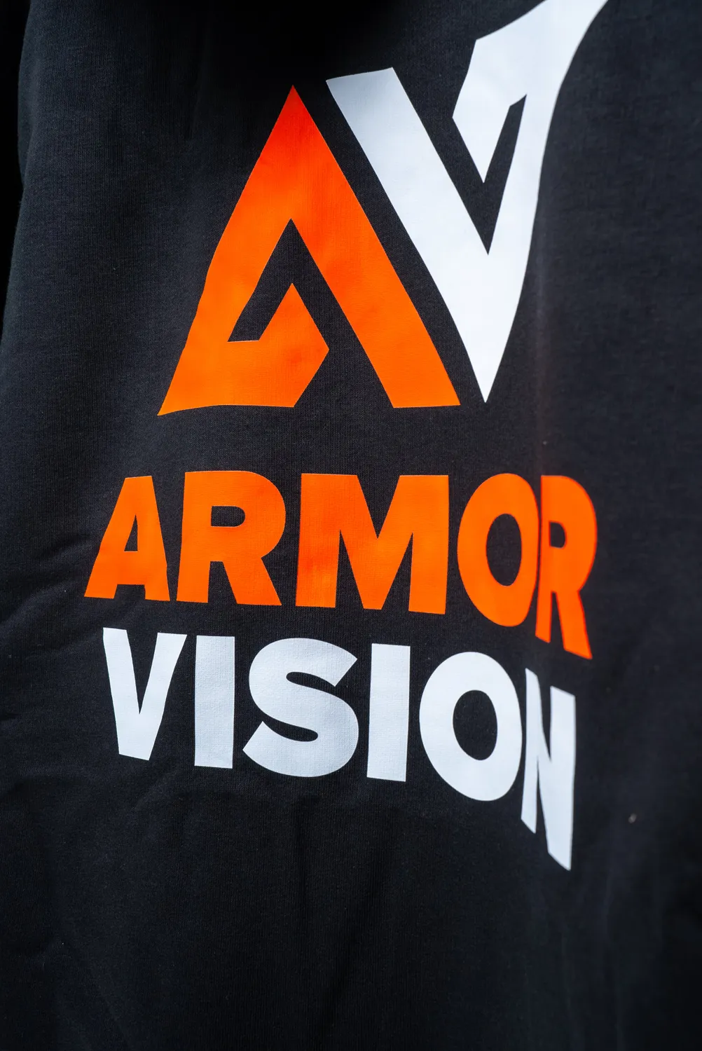 Armor Vision Hoody felpa cappuccio nera calda