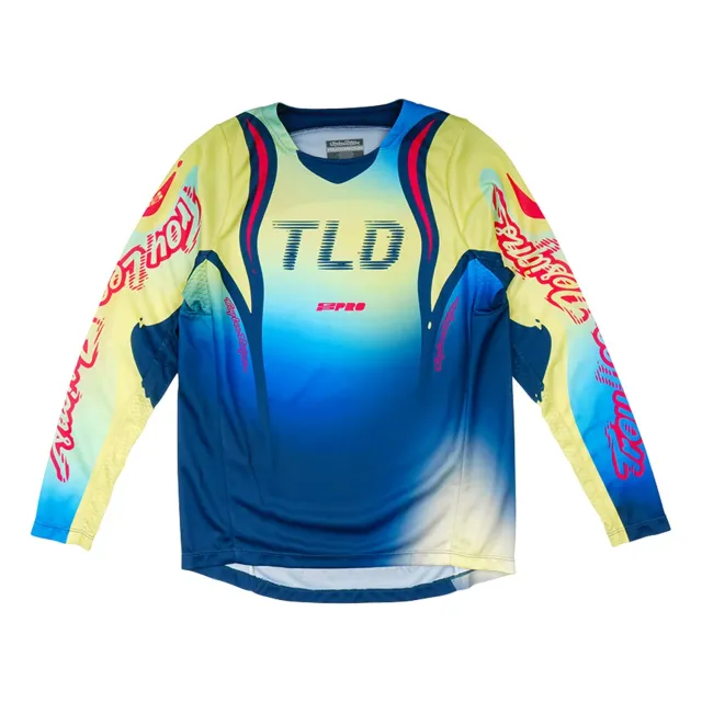 Troy Lee Designs GP Pro Jersey maglia moto bambino Giallo Blu traspirante