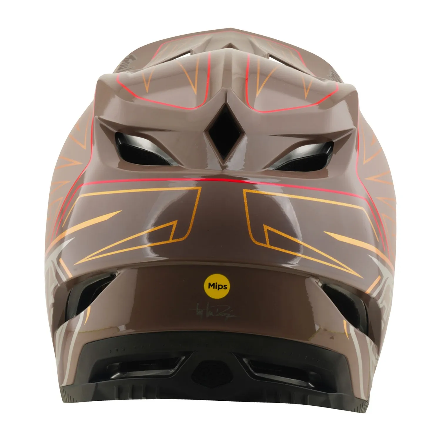 Troy Lee Designs D4 Polyacrylite casco mtb Timber