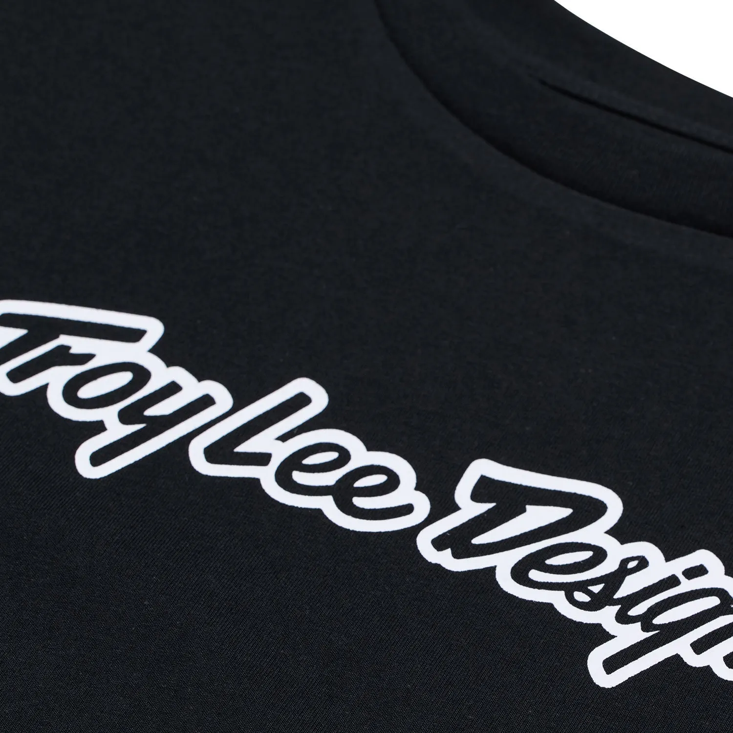 Troy Lee Designs Signature t-shirt donna nera manica corta