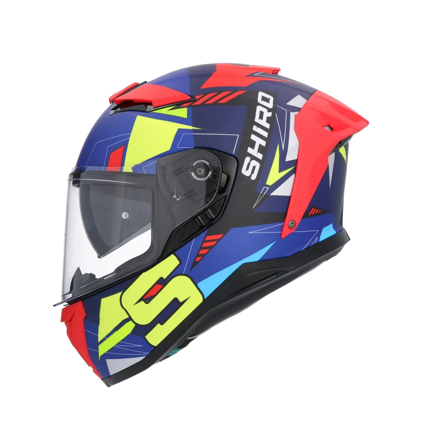 Bi Esse Racing Casco Integrale Blu Scuro Taglia S