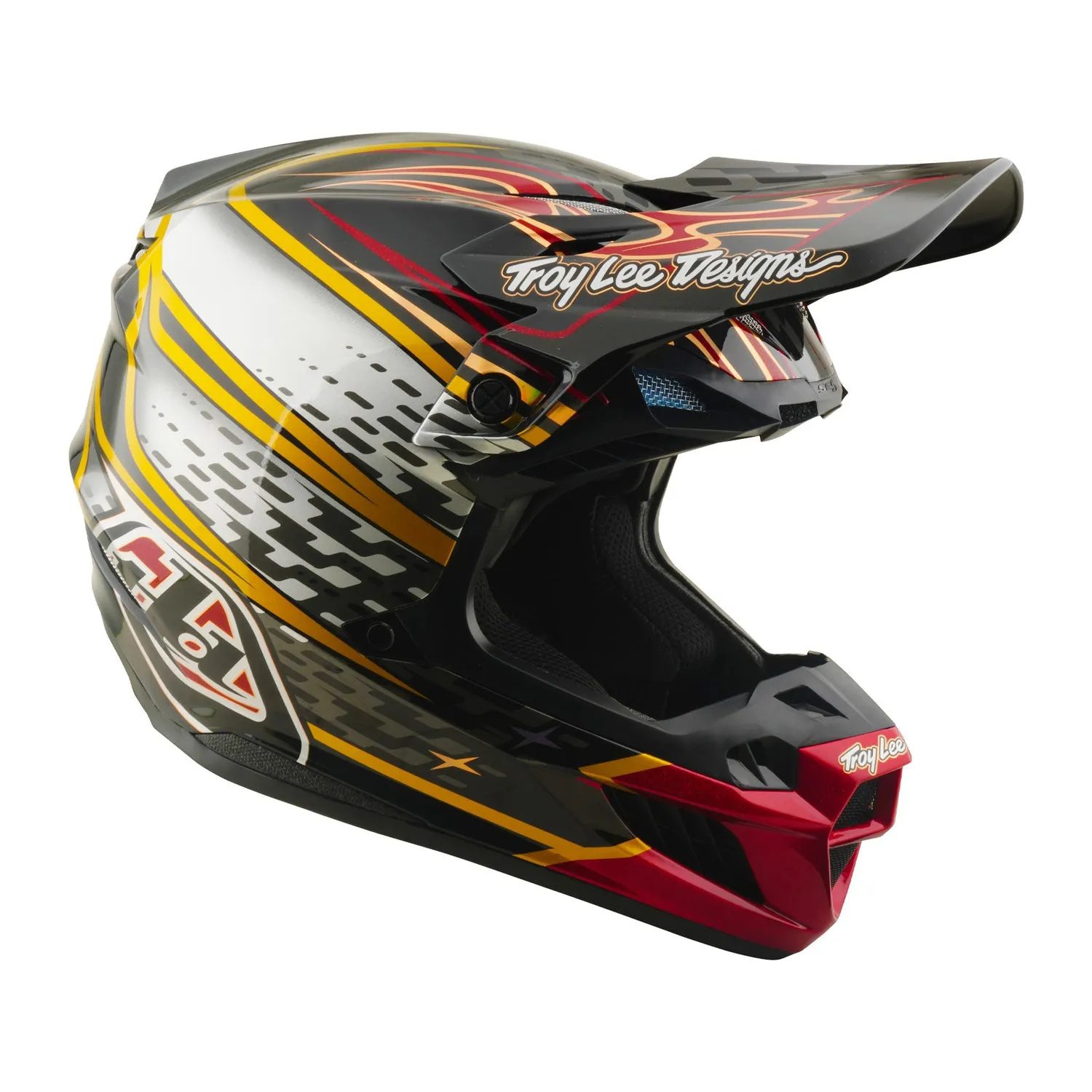 Troy Lee Designs SE5 Composite Wings casco moto nero