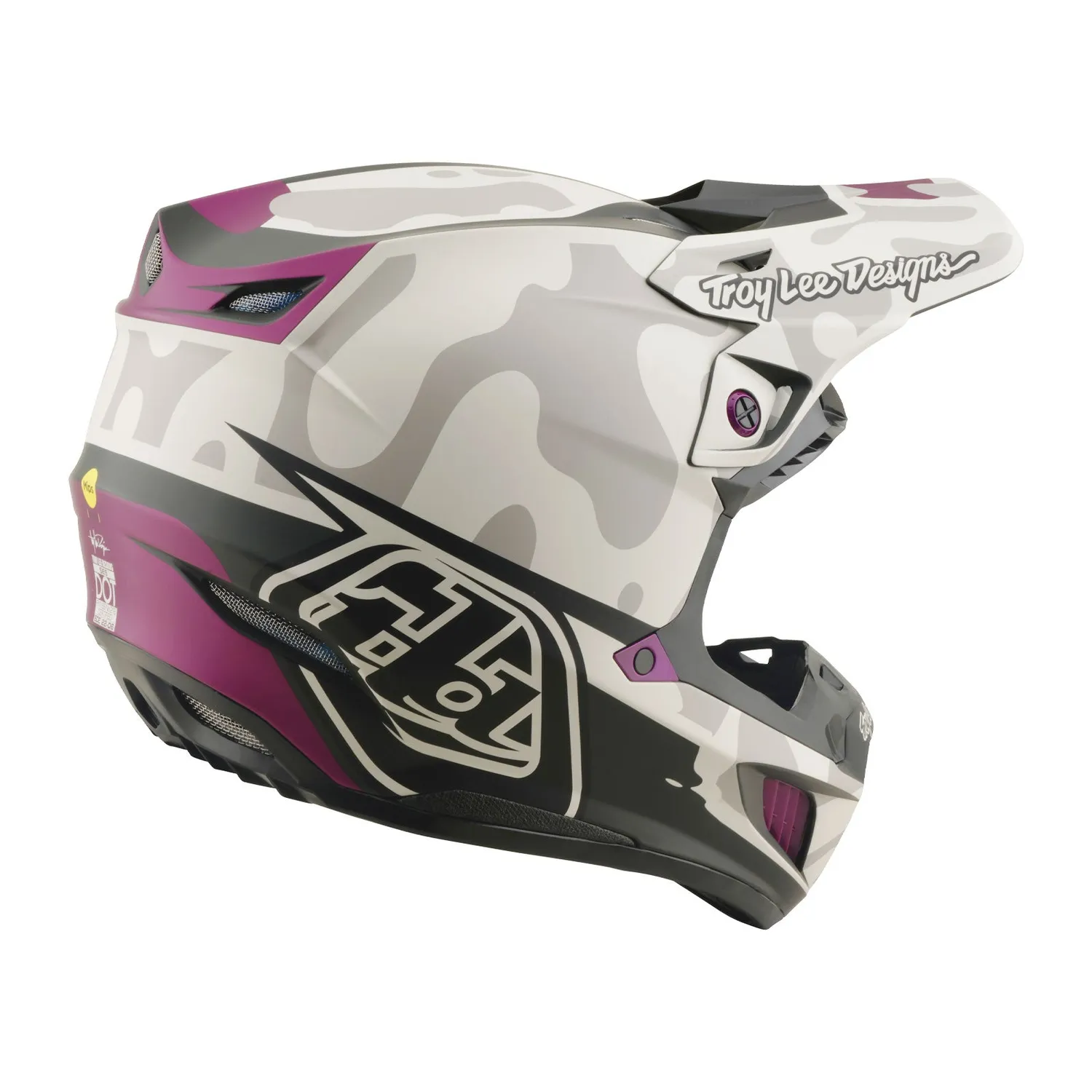 Troy Lee Designs SE5 Composite MIPS casco cross pumice composito