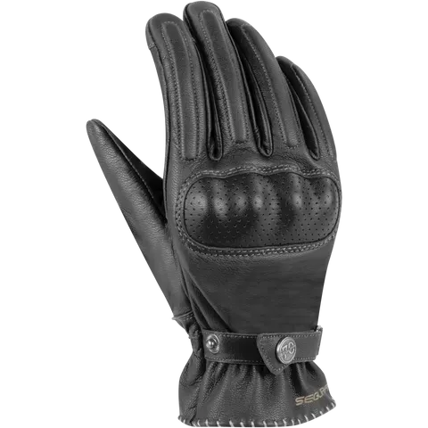 Segura Marvin Black guanti moto pelle touch neri