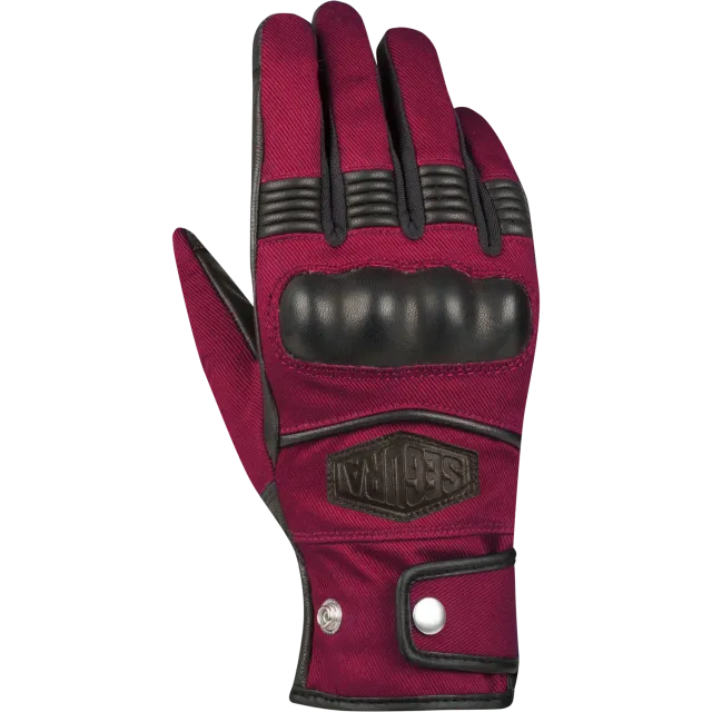 Segura Lady Tampico guanti moto donna bordeaux pelle