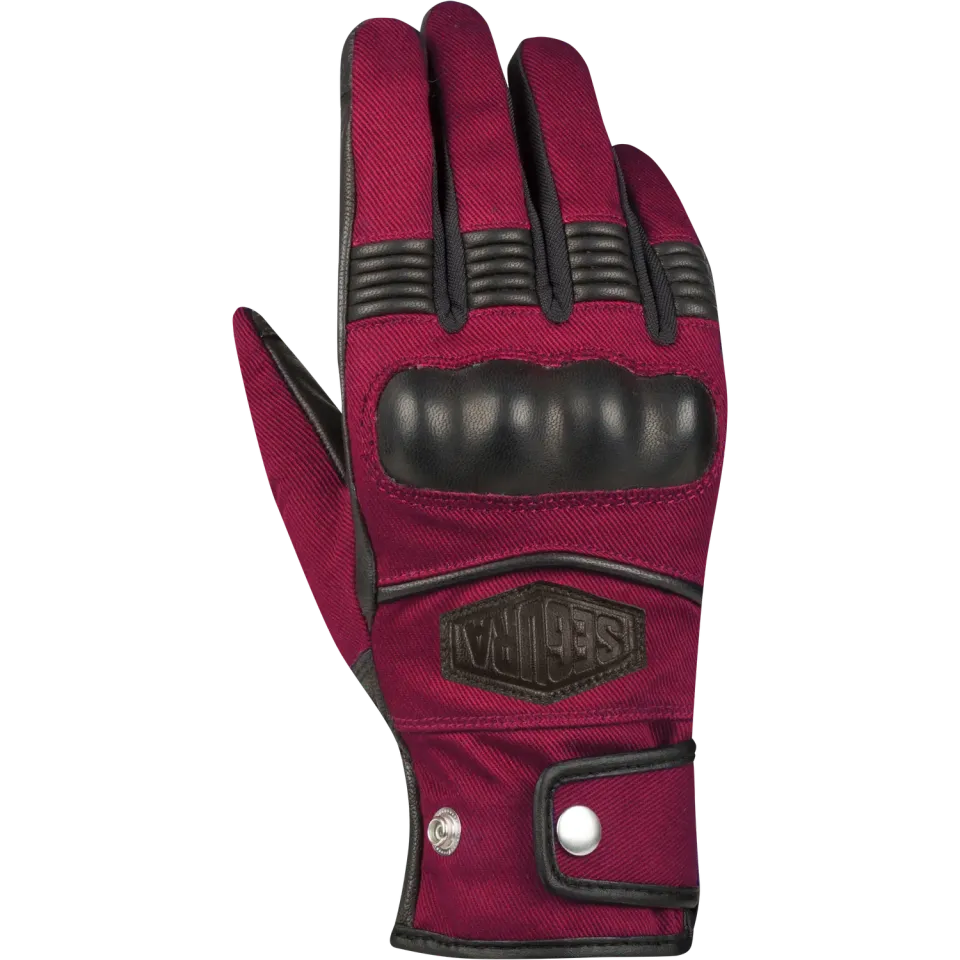 Segura Lady Tampico guanti moto donna bordeaux pelle