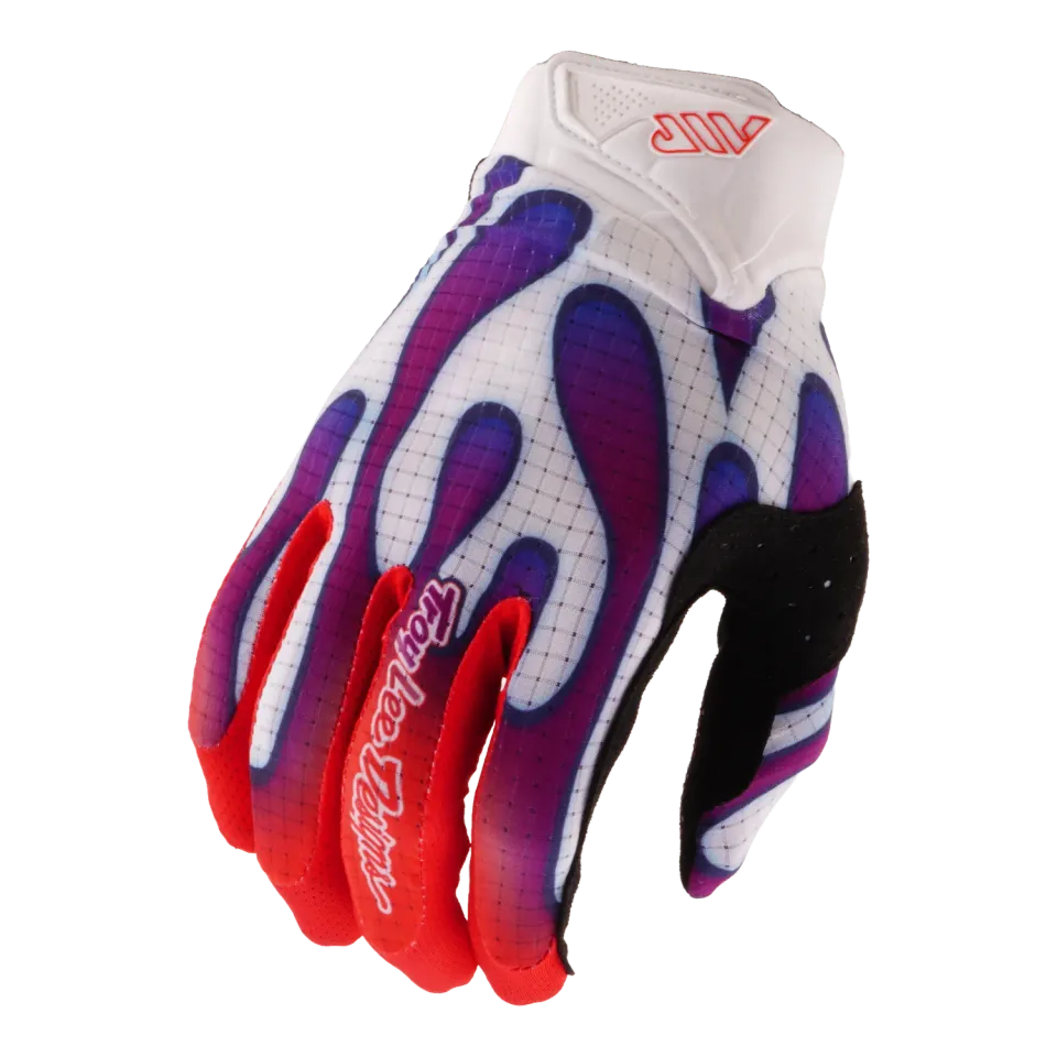 Troy Lee Designs Air Youth guanti moto White Violet ventilati