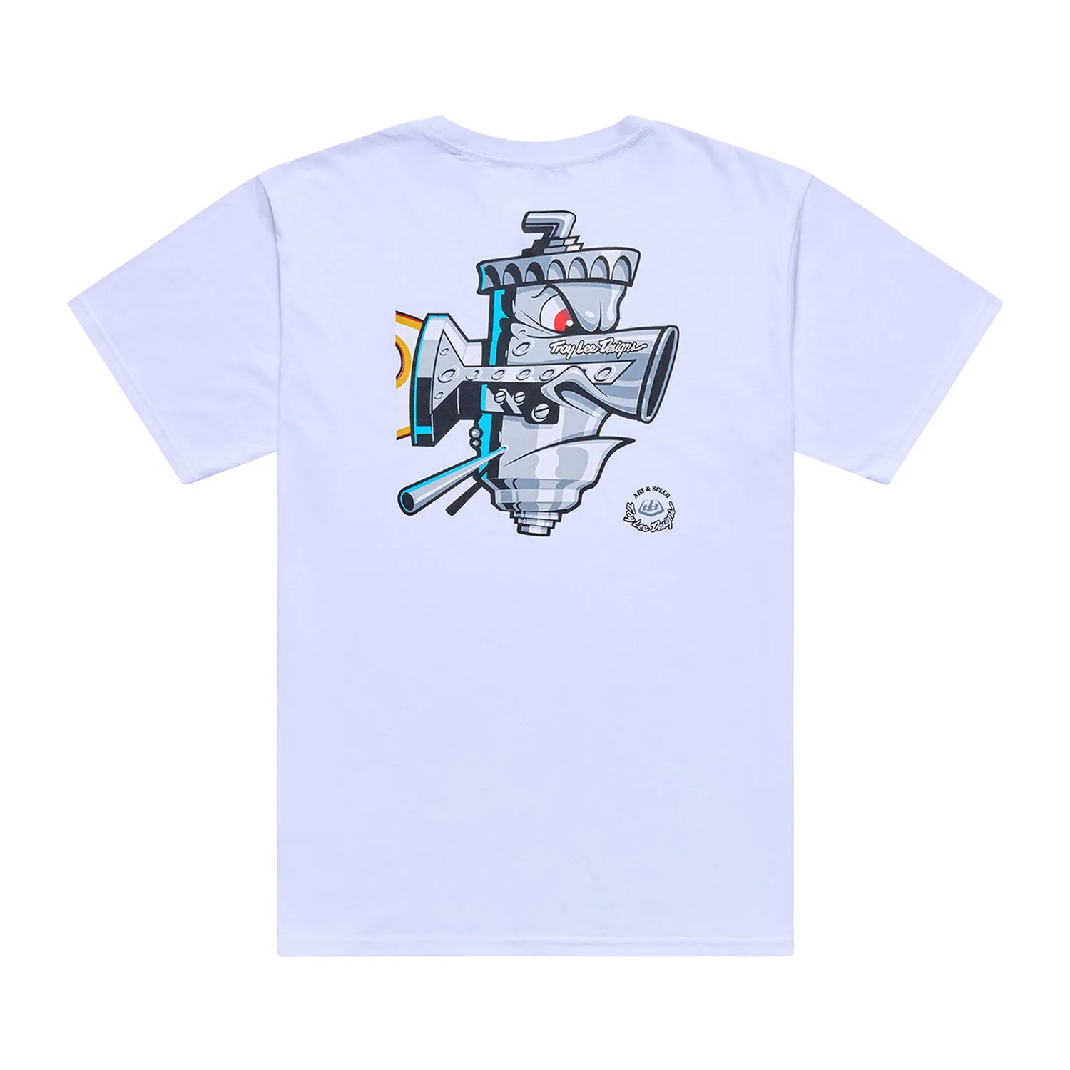 Troy Lee Designs Carb Club t-shirt uomo bianco