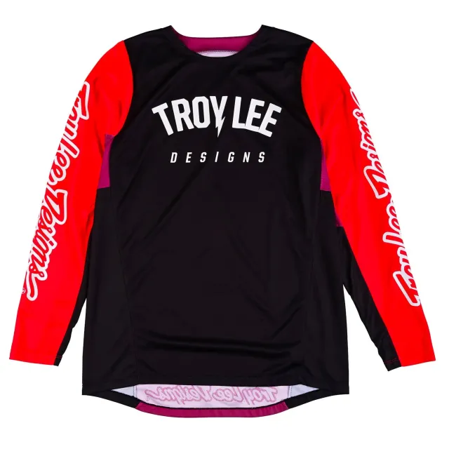 Troy Lee Designs GP Pro Boltz maglia moto nero rosso